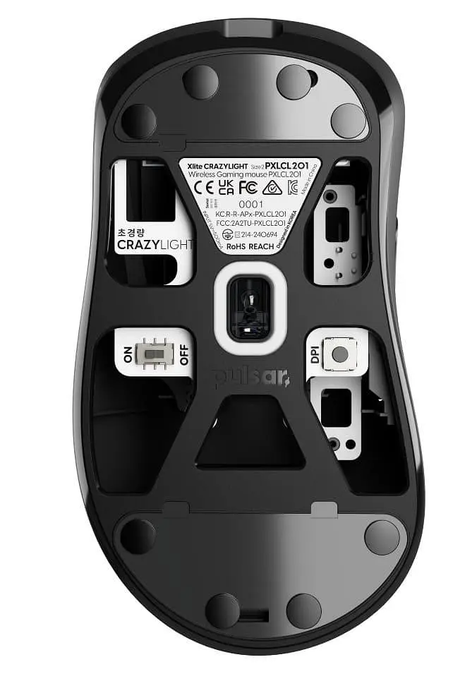 Миша PULSAR Xlite Crazylight Medium 8К Black (PXLCL201) - фото 2