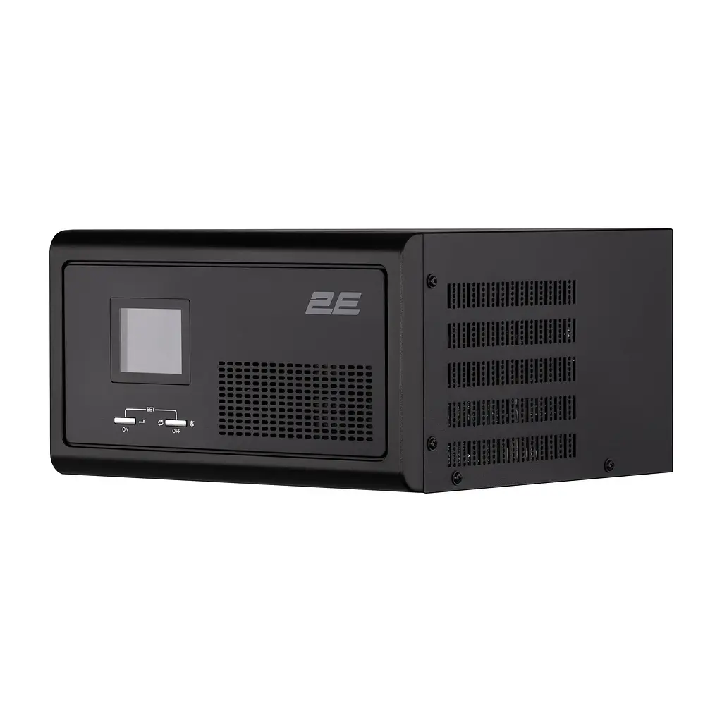 Инвертор 2E HI600, 600W, 12V – 230V, LCD, AVR, 2xSchuko + DC output - фото 3
