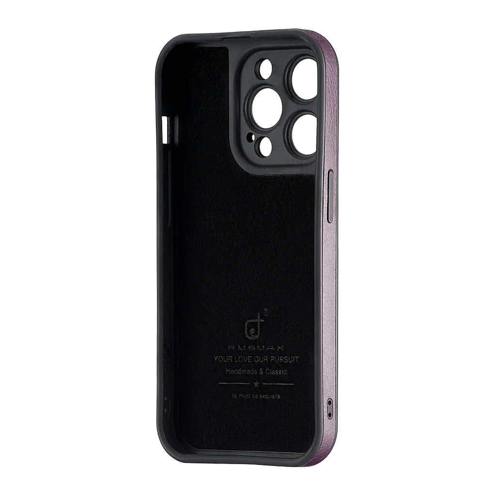Чохол Jinduka Leather Protected Camera iPhone 14 Pro Purple - фото 3
