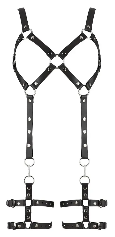 Портупея Zado Leather Harness, S/M (чорний) - фото 4