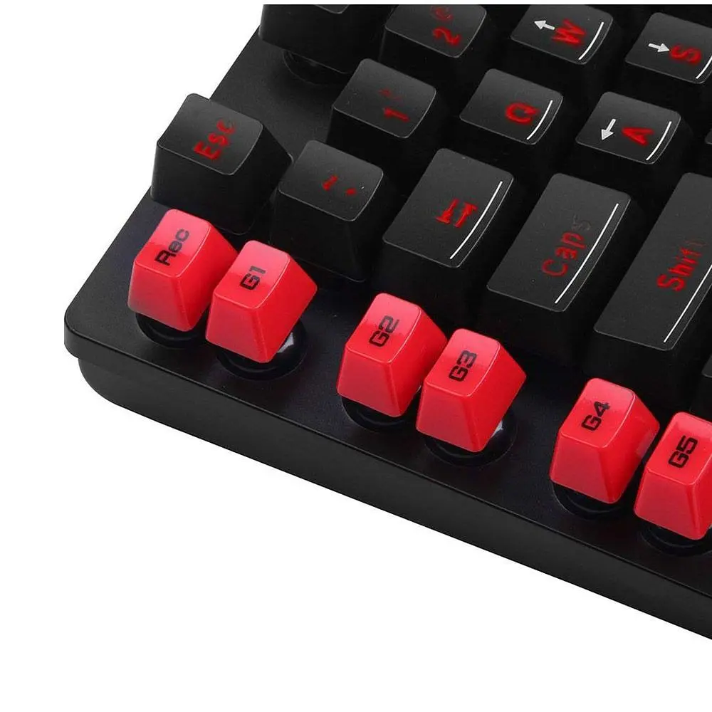 Клавіатура ігрова Redragon Yaksa K505 UKR, 7 кольорів AntiGhost USB (70392) - фото 7