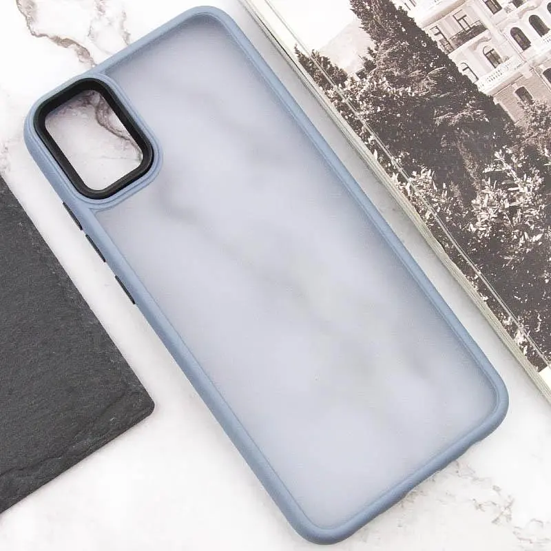 Чохол TPU+PC Lyon Frosted для Samsung Galaxy A07 Sierra Blue - фото 4