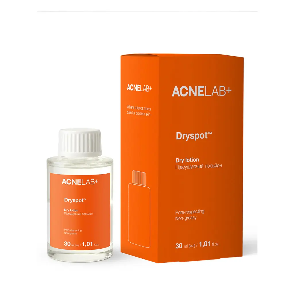 Підсушуючий лосьйон для обличчя Dryspot Dry lotion ACNELAB+ 30 мл - фото 7
