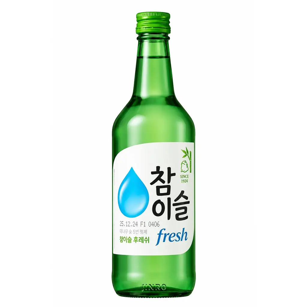 Соджу Jinro Chamisul Fresh 16% 20 шт. х 360 мл - фото 2