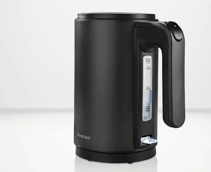 Чайник електричний Silver Crest SWKT 2400 A1 об'єм 1.7л 2400Вт захист від перегріву Чорний - фото 2