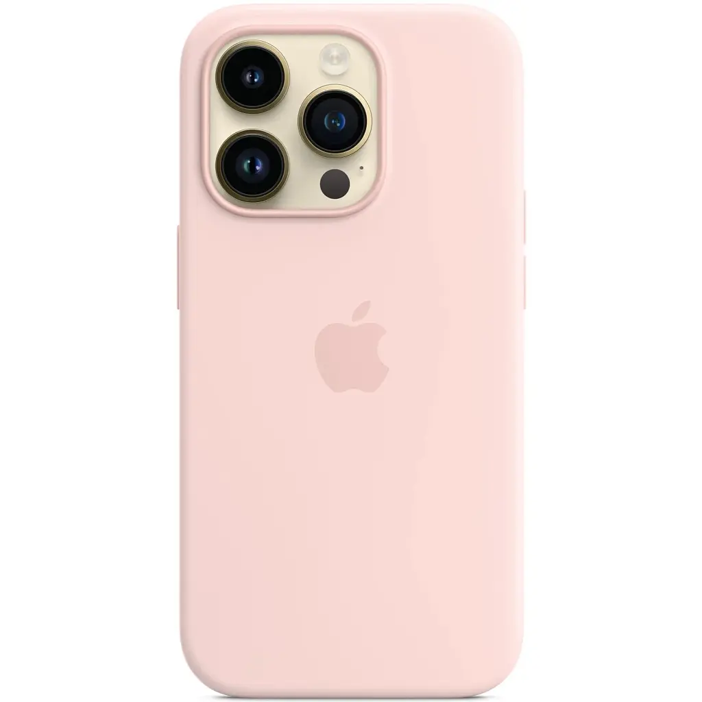 Чохол-накладка Apple Silicone Case with MagSafe для Apple iPhone 14 Pro Chalk Pink (MPTH3) - фото 2