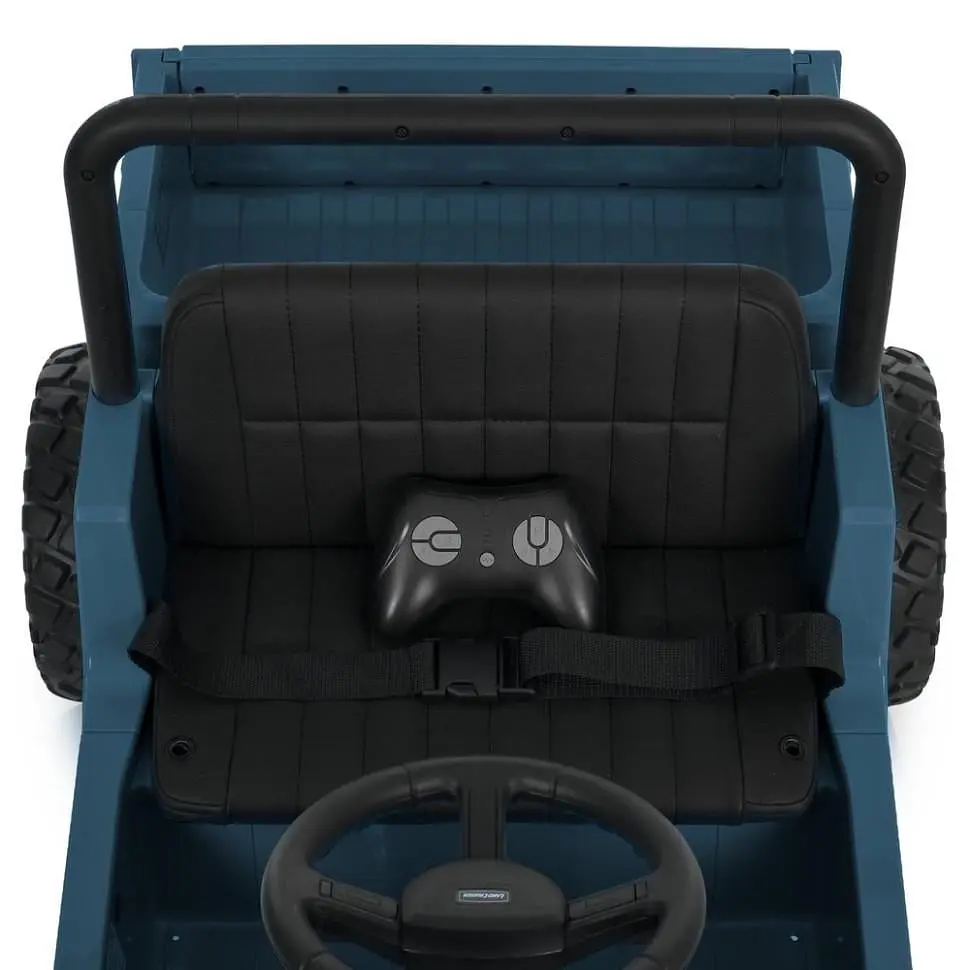 Дитячий електричний джип Bambi Toyota 12V одномісний до 50 кг Синій (DE-169-E-908) - фото 10