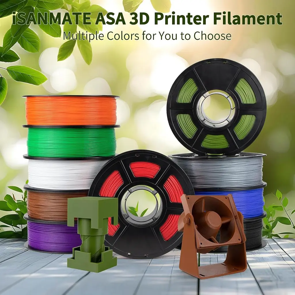 Нитка iSANMATE ASA 1,75 мм Коричнева 1 кг, УФ- та атмосферностійка нитка 3D-принтера - фото 2