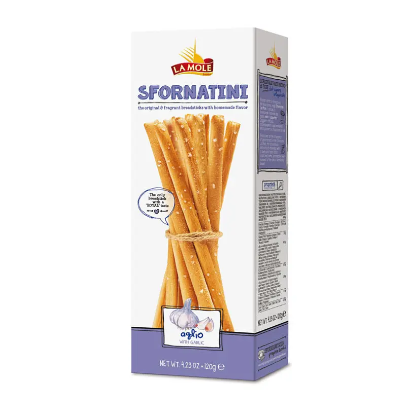 Грісіні La More Sfornatini aglio with Garlic з часником 120 г