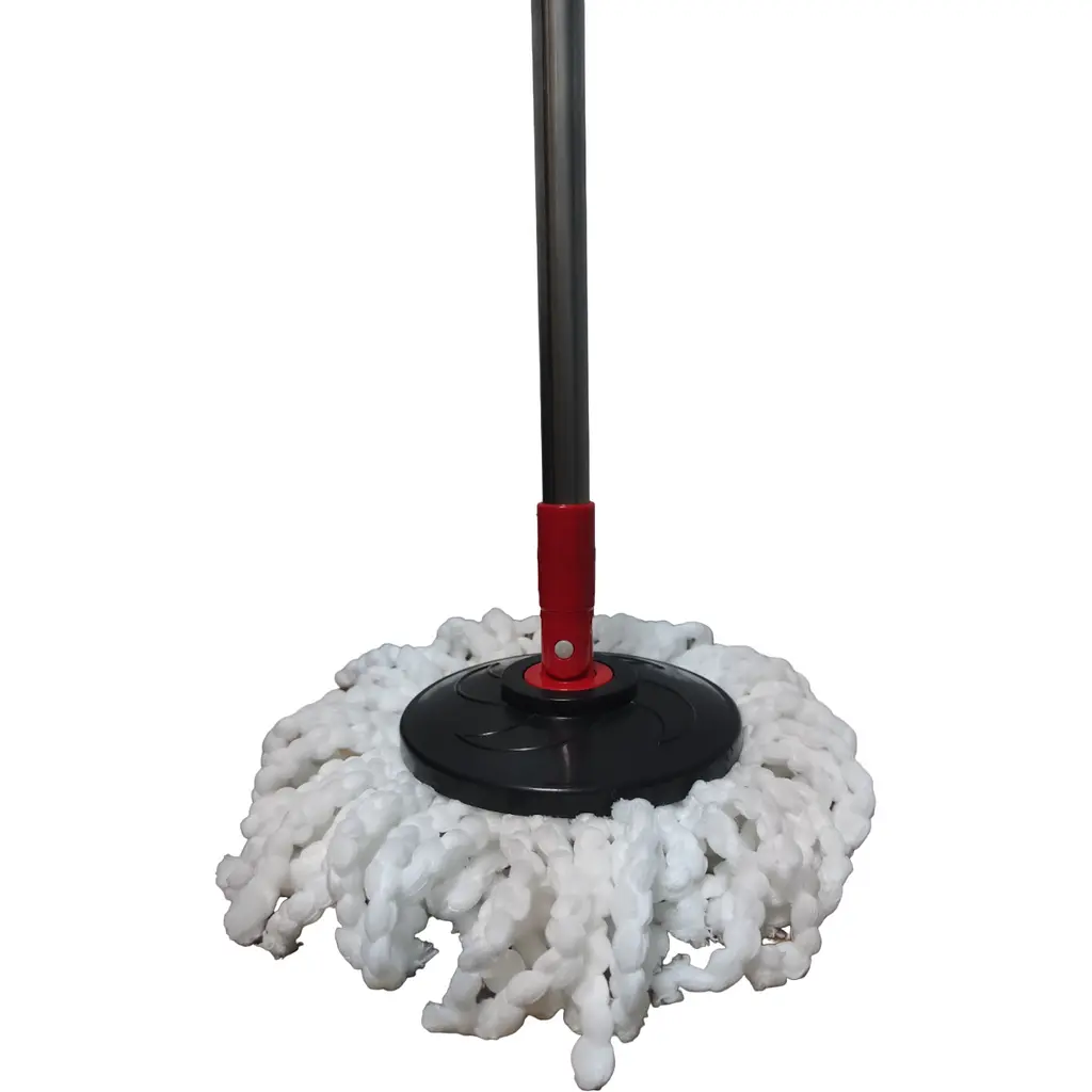 Набор для уборки Zambak Plastik Spin Mop ведро с педалью и швабра 14 л (ZP-356) - фото 6