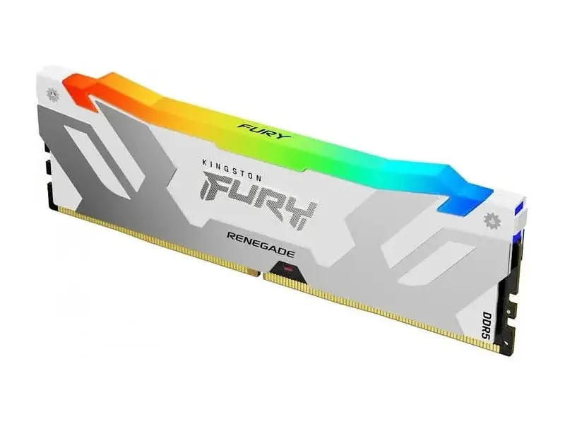 Модуль пам'яті Kingston FURY 16 GB DDR5 7200 MHz Renegade Silver/White RGB (KF572C38RWA-16) - фото 2