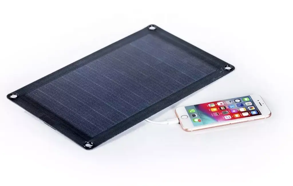 Портативний сонячний зарядний пристрій Dasolar 10W 1xUSB Black - фото 4
