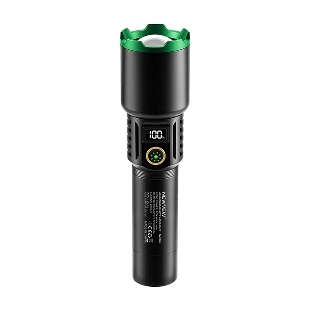 Ліхтар NEWVEW NV-K40 6000mAh Black (NWVW-NV-K40-BK)