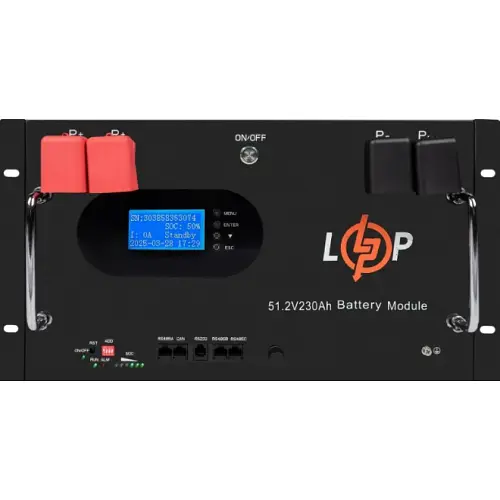 Акумулятор LogicPower LiFePO4 51,2V - 230 Ah (11776Wh) (Smart BMS 200A) з LCD RM AB - фото 3