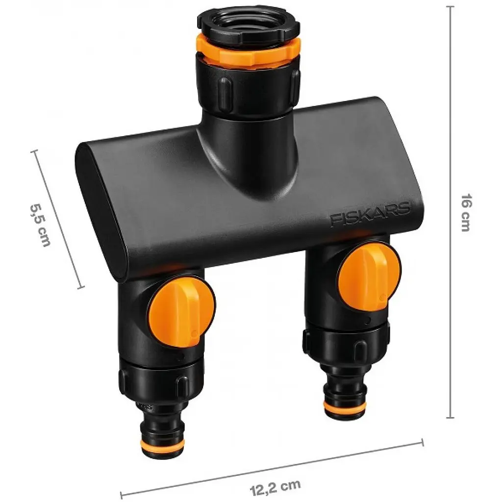 Трійник для крана Fiskars Comfort 2 виходи (1070577) - фото 2