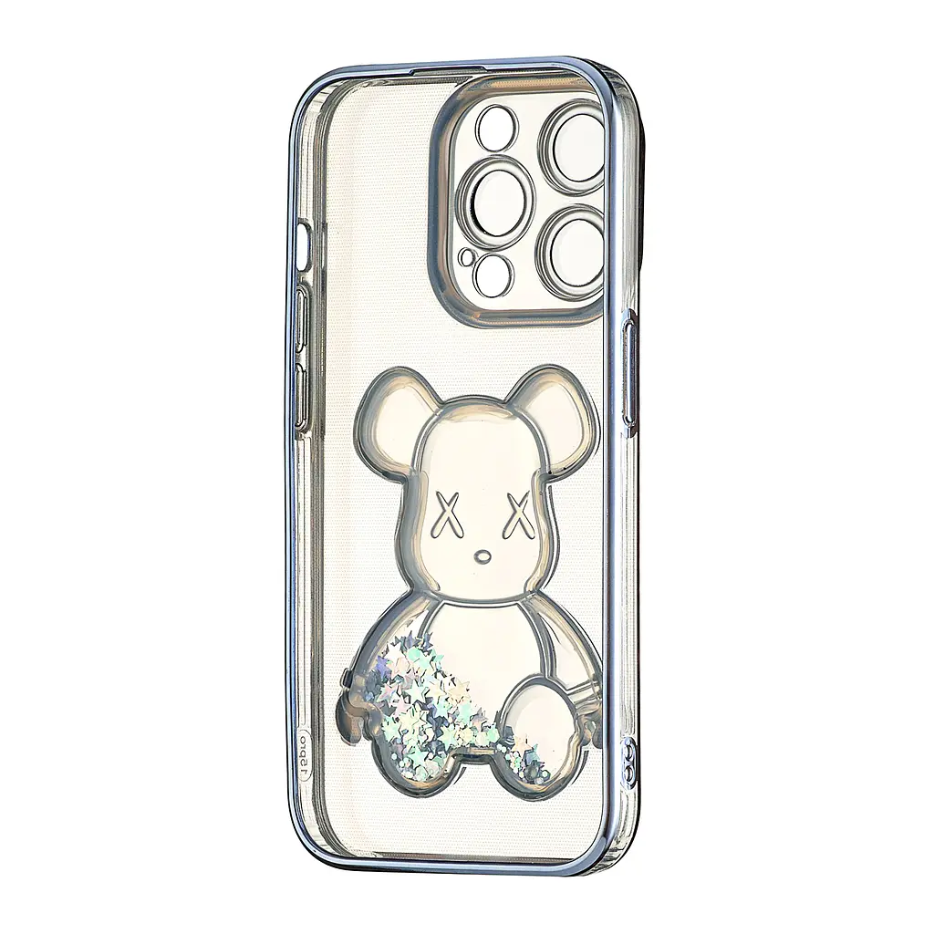 Чохол Shining Bear Case Protected Camera iPhone 15 Pro Blue - фото 3
