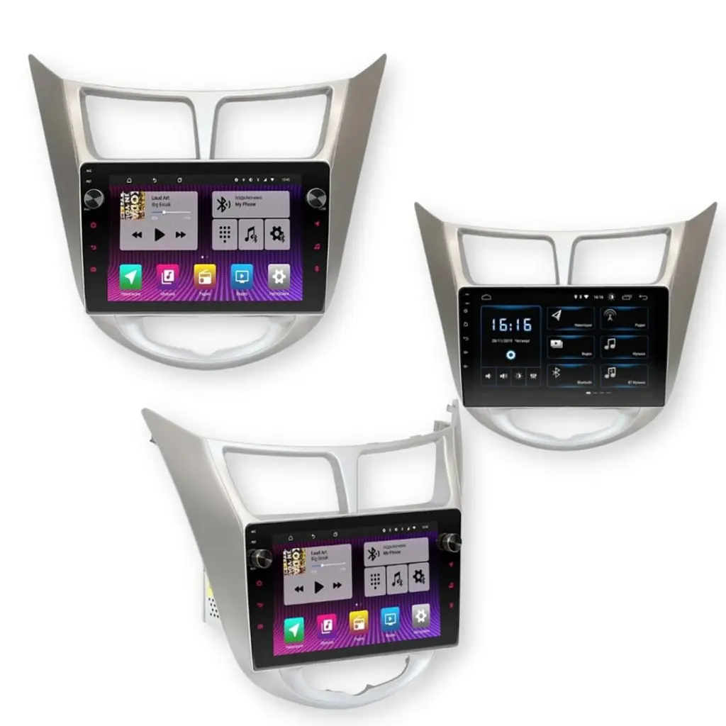 Штатна автомагнітола XPRO Hyundai Accent 2010-2016 (9") Android 10.1 4/32 біла (MER-14097_5463) - фото 4