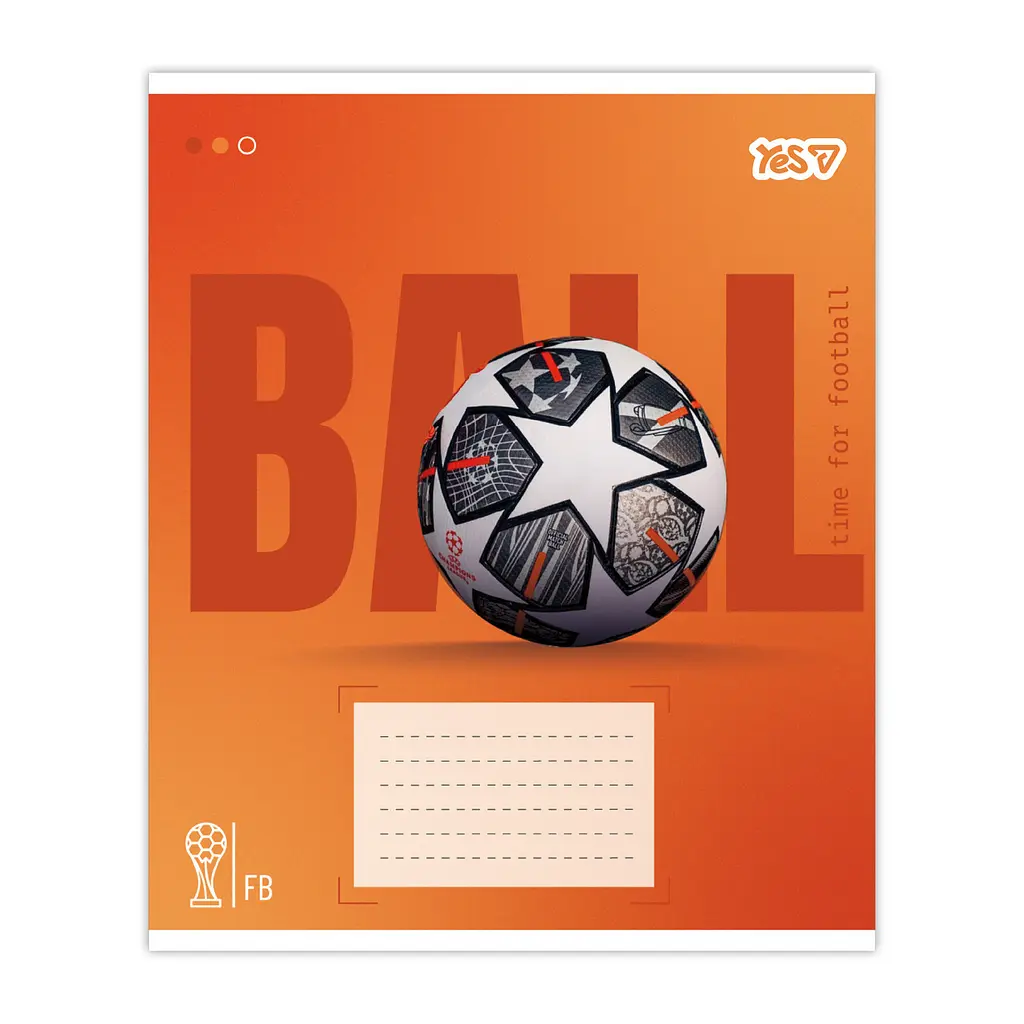 Зошит YES 18арк.== /768680/ "Ball" (25/400) - фото 2