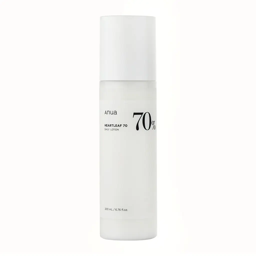 Заспокійливий та зволожувальний лосьйон для обличчя 200 мл Anua Heartleaf 70% Daily Lotion