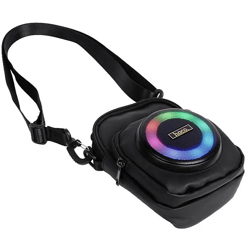 Сумка крос-боді зі вбудованою колонкою Hoco HC41 Wave Bass Black - фото 2