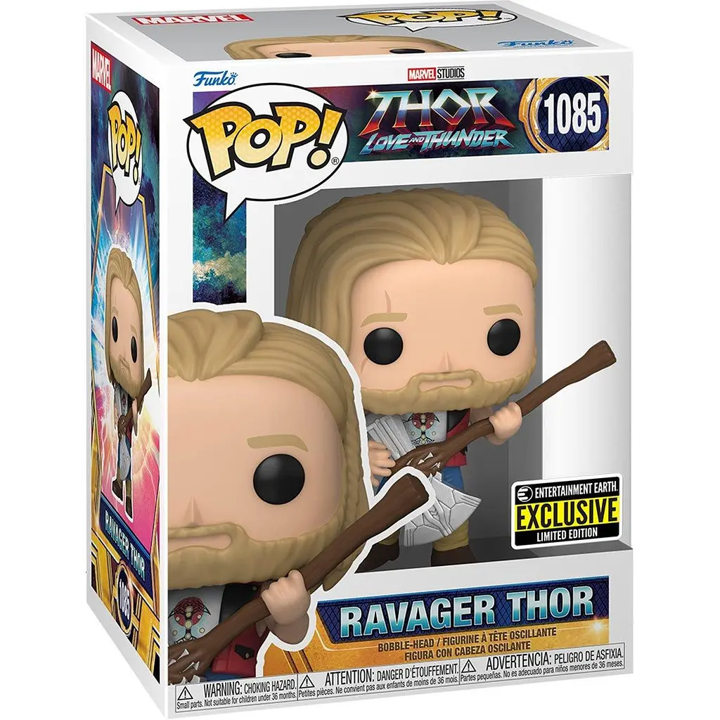 Фигурка Funko Pop Фанко Поп Тор Thor: Love and Thunder Ravager Thor Exclusive 10 см M T 1085 - фото 3