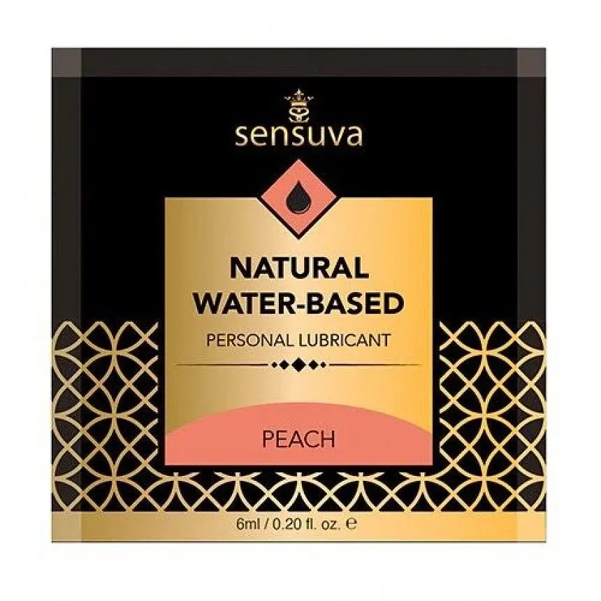 Пробник Sensuva - Natural Water-Based Peach, 6 мл