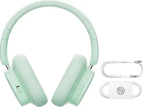 Бездротові навушники Baseus Bowie H1i Noise-Cancellation Wireless Headphones A00050402633-00 Green - фото 5