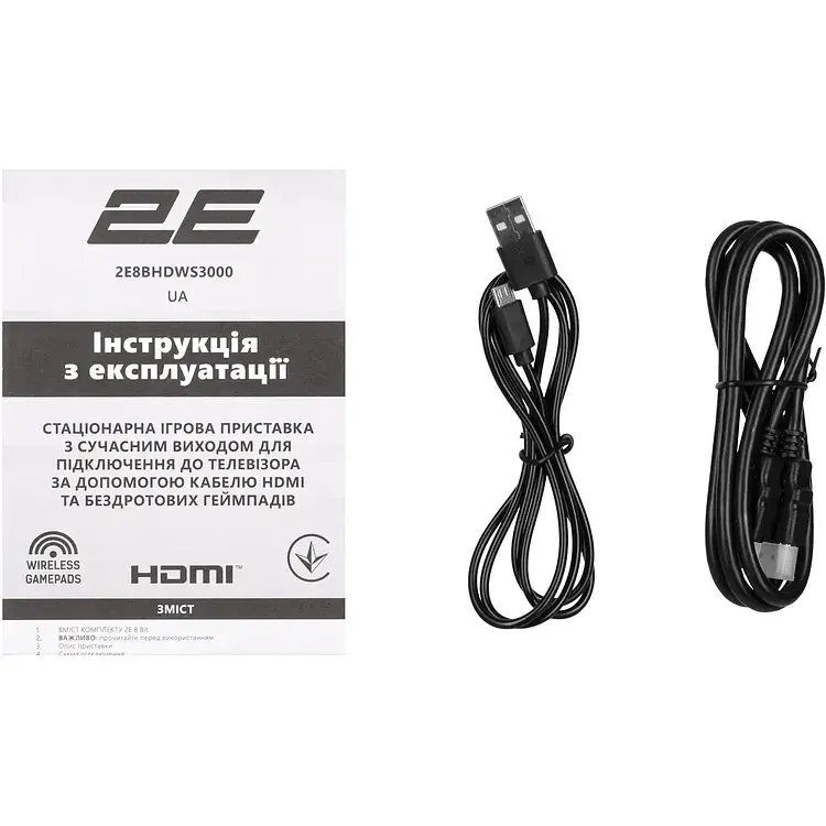 Игровая консоль 2E 8bit HDMI 2 беспроводных геймпада 3000 игр - фото 8