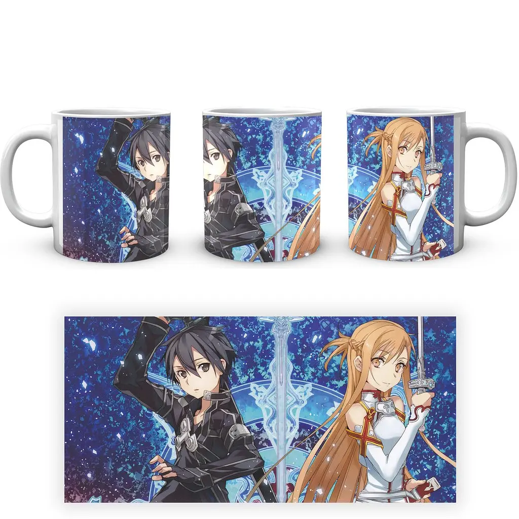 Кухоль GeekLand Sword Art Online Майстра меча онлайн Кіріто Асуна SAO 02.15 330 мл білий - фото 4