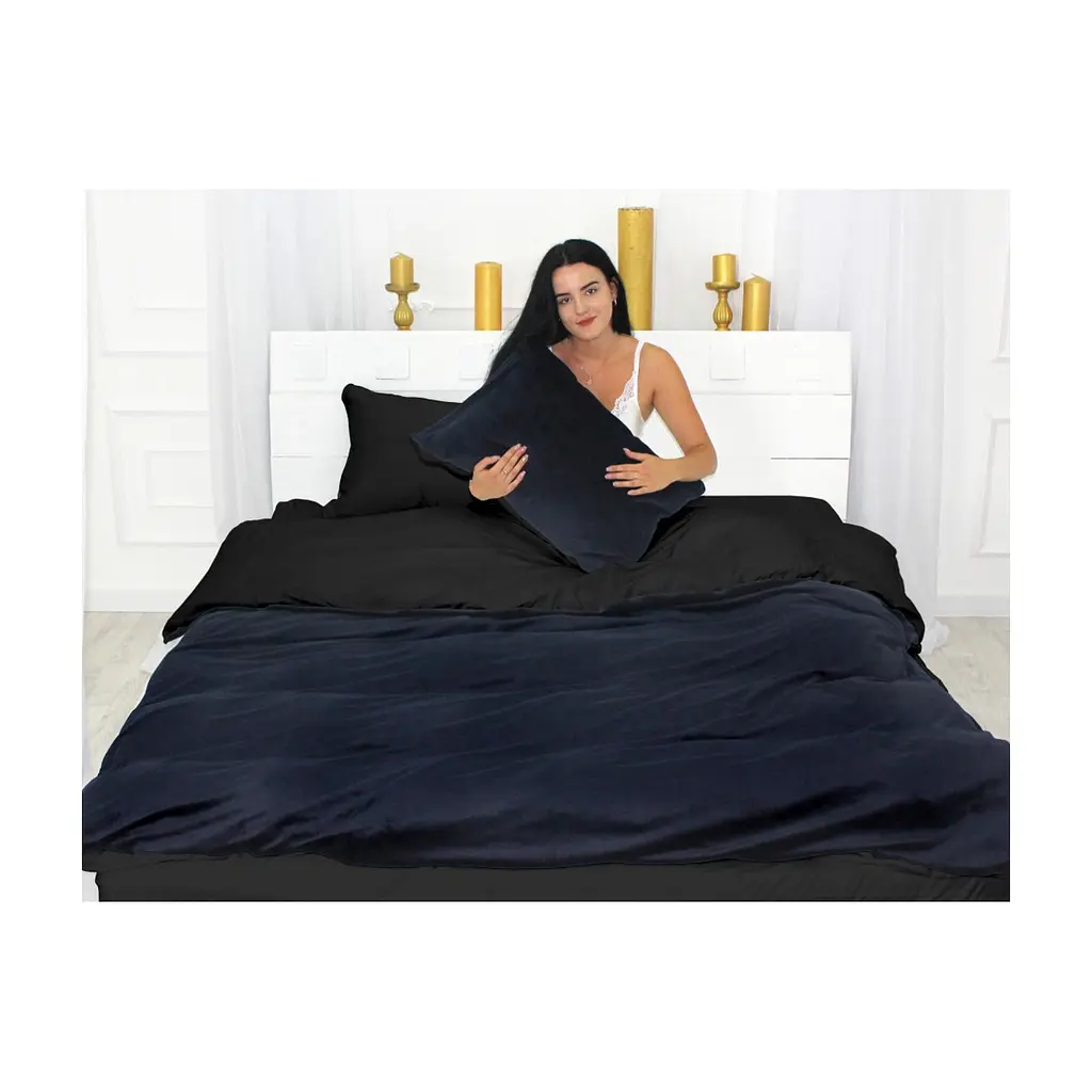 Постільна білизна MirSon Велюр Winter Delicate 28-0081 Selvatico King Size (2200004041216)