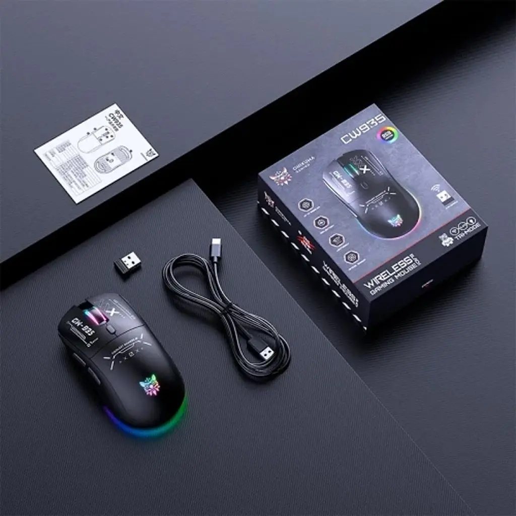 Миша Onikuma CW935 Wireless Black [161286] - фото 11