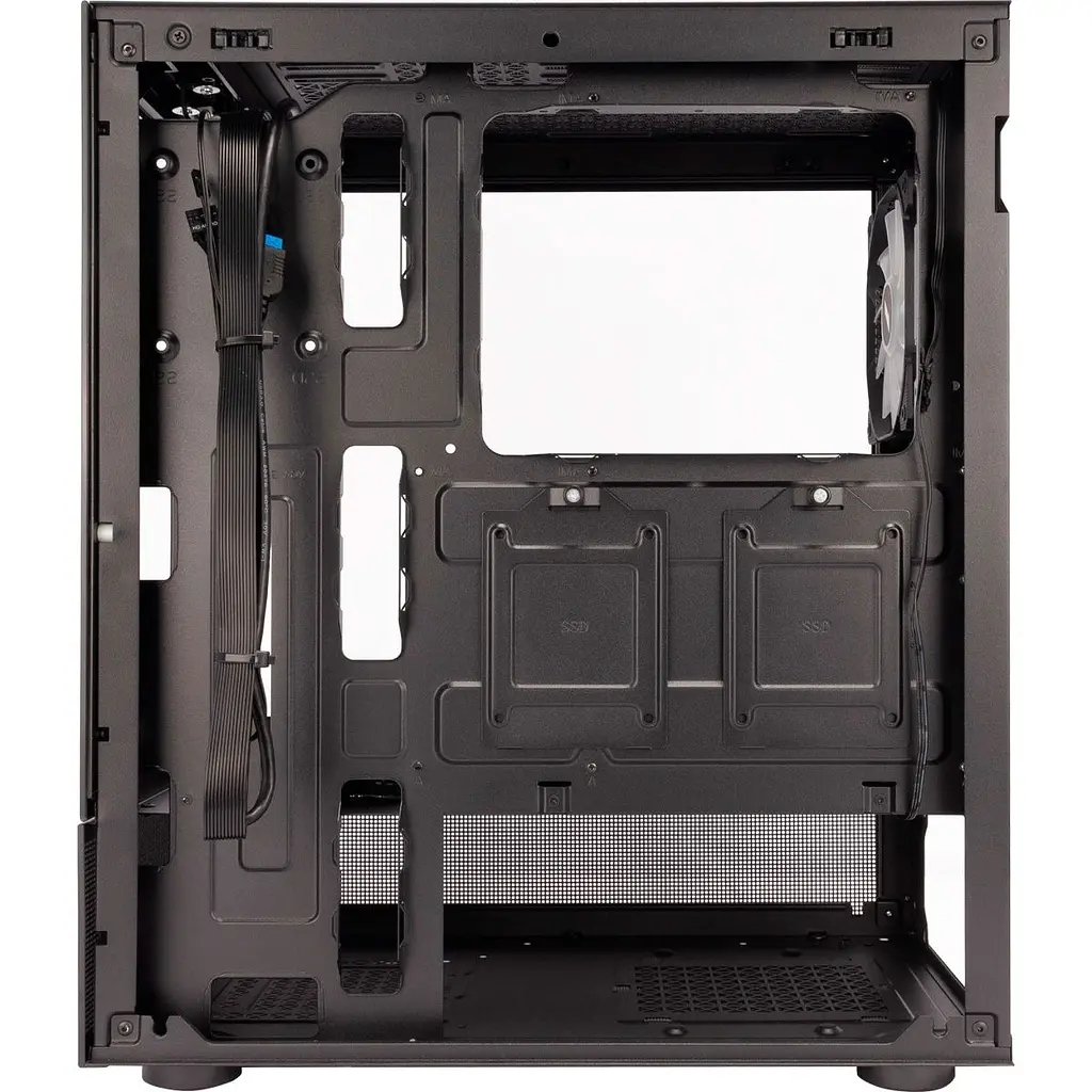 Корпус 1stPlayer Mi7-A-BK-2F7R-1F7 Black [134422] - фото 3