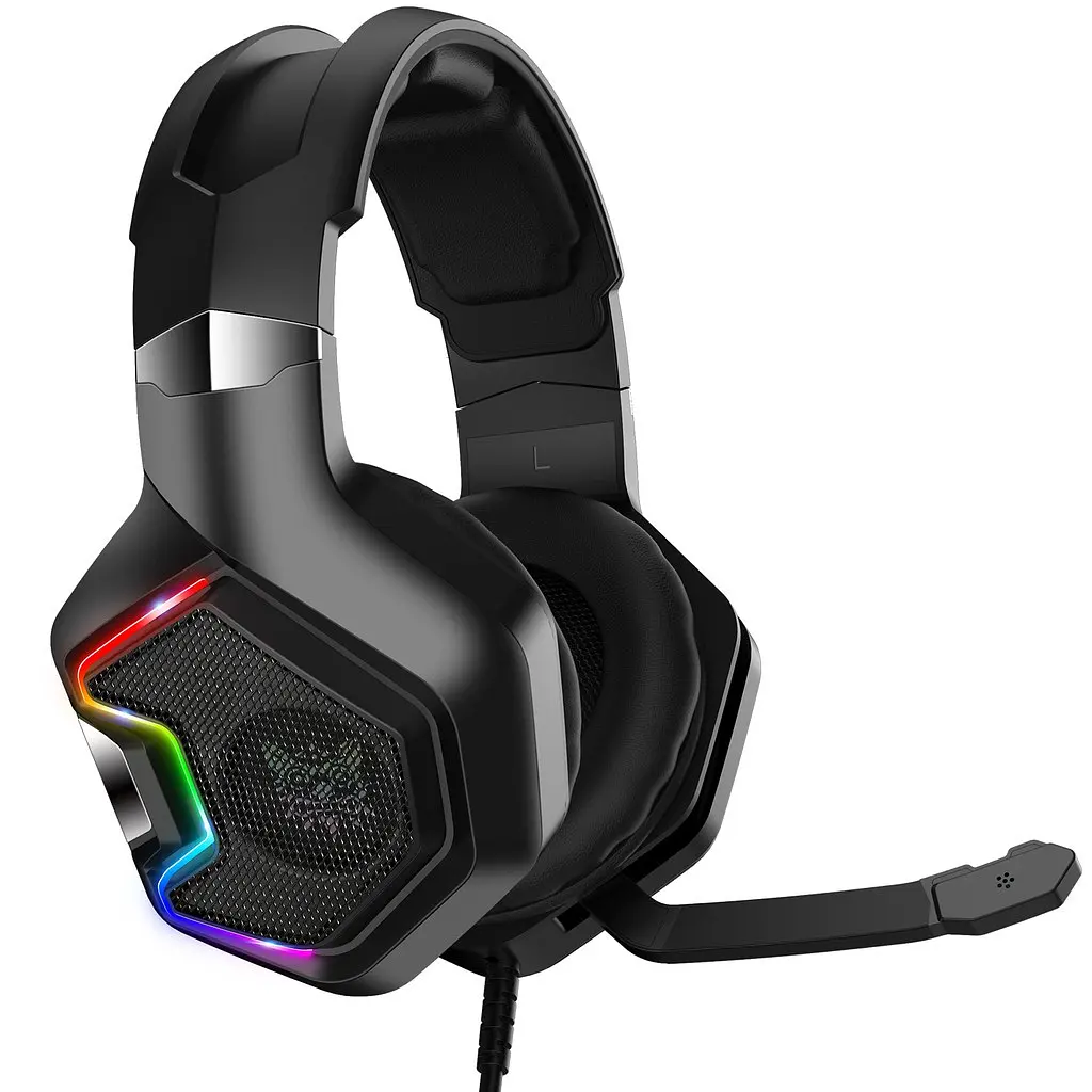 Навушники Onikuma Gaming K10 Pro LED чорні - фото 2
