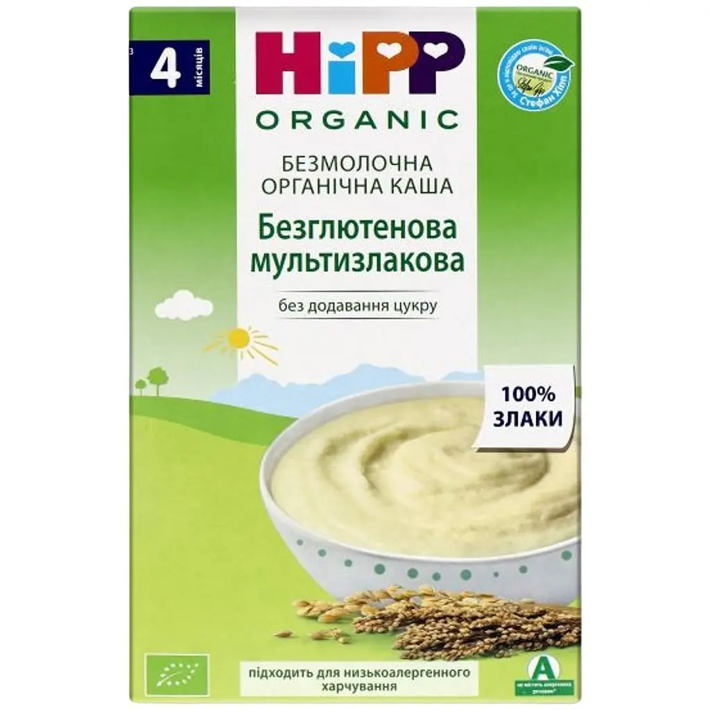 Безмолочная каша HiPP Мультизлаковая безглютеновая 200 г - фото 2