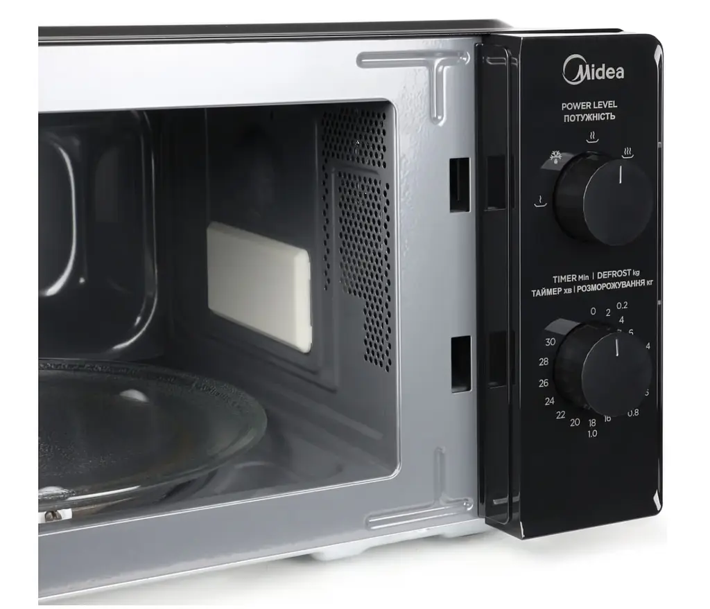 Мікрохвильова піч Midea MM7P012LV-B (чорна) - фото 5