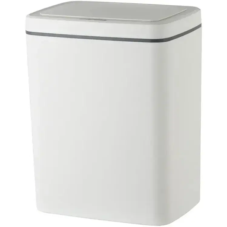 Відро для сміття сенсорне прямокутне Mixxus Wave-TC0110 10 л white MI7073, Білий матовий