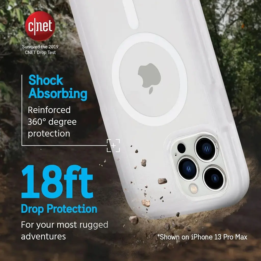Протиударний чохол з кліпсою Pelican Voyager MagSafe для iPhone 14 Pro (6.1") Clear аналог OtterBox Defender - фото 9