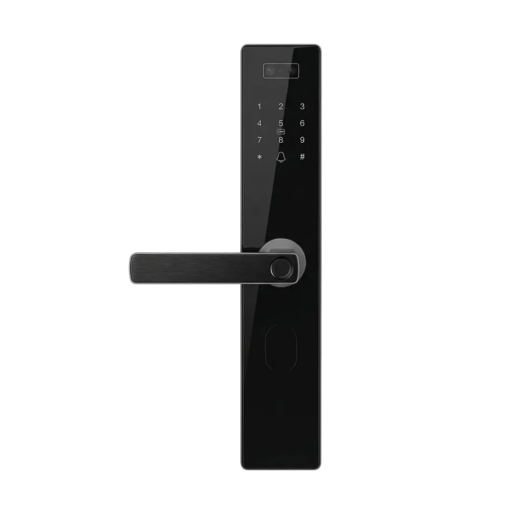 Замок біометричний автономний Trinix TRL-8808WFV Black L/R з WiFi, розпізнаванням облич, зчитувачем відбитків пальців і карт Mifare (65-00090) - фото 3