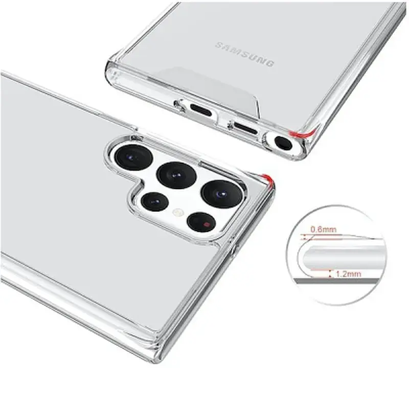 Чохол до мобільного телефона BeCover Space Case Samsung Galaxy S22 Ultra 5G SM-S908 Transparancy (708256) - фото 3