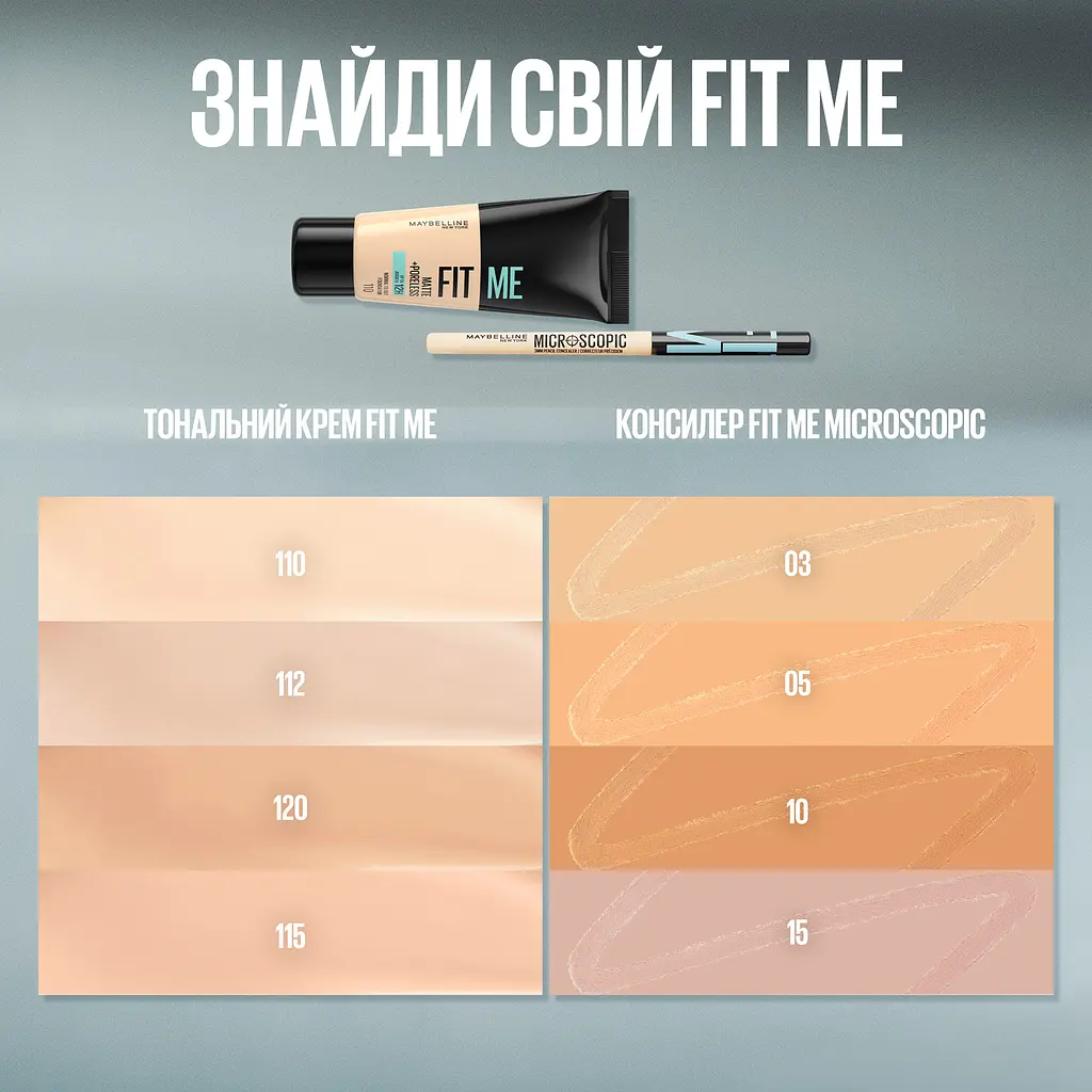 Консилер-олівець для обличчя Maybelline New York Fit Me 15 Microscopic 3-міліметровий 0.28 г - фото 11