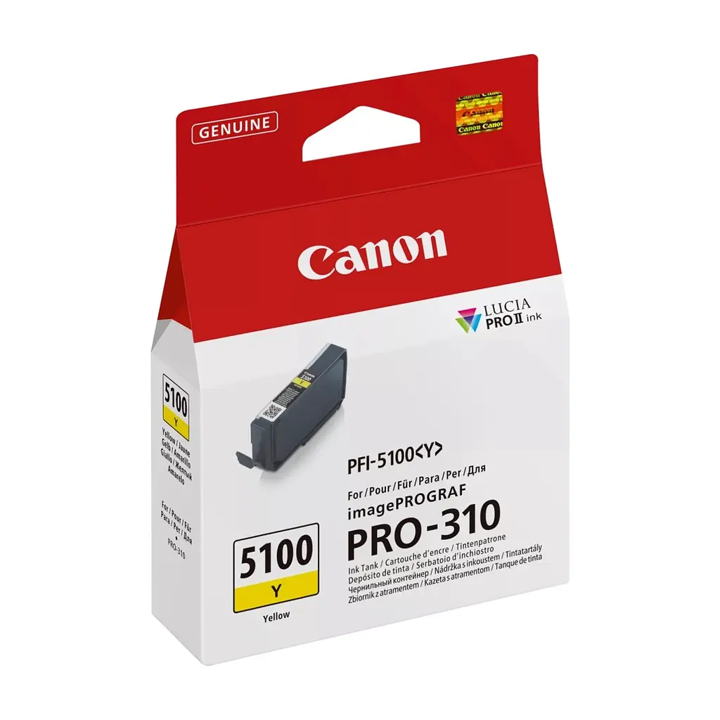 Картридж Canon PFI-5100 Yellow (6955C001) - фото 2