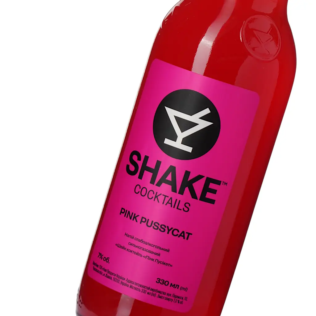 Напій слабоалкогольний Shake Pink Pussycat 7% 0.33 л - фото 5