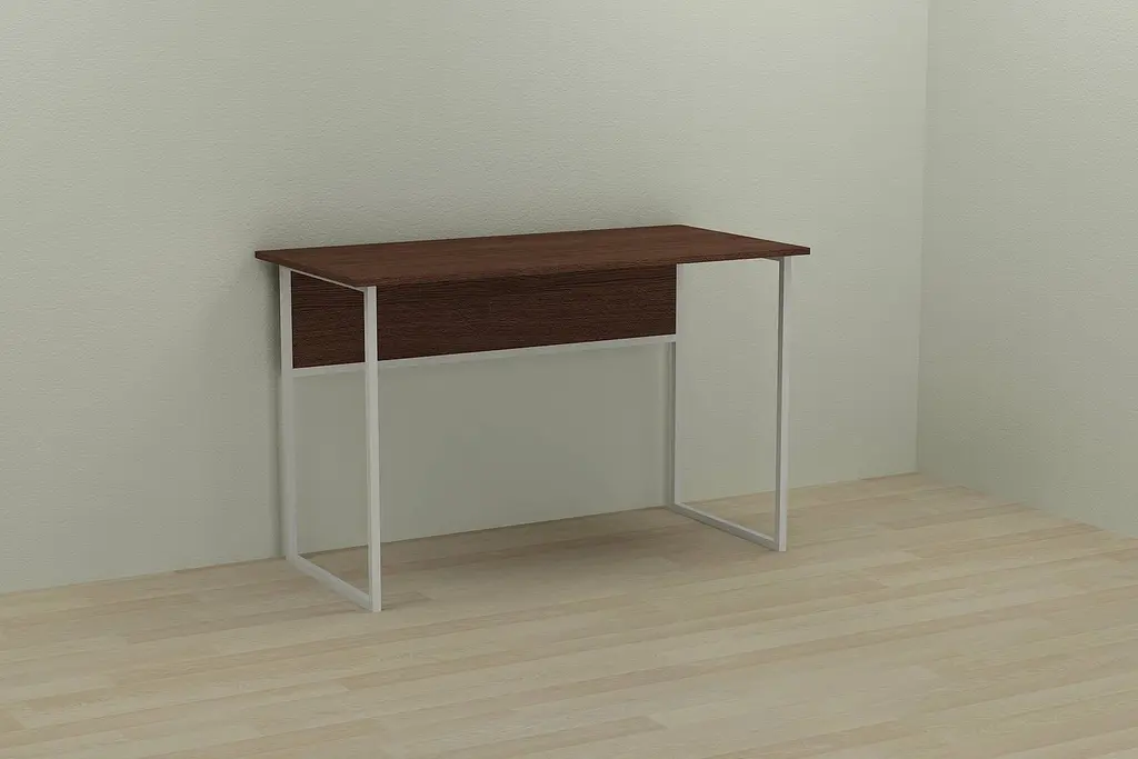 Компьютерный стол Ferrum-decor Коди 75x120x60 белый ДСП Венге 16мм (FRD-105901) - фото 1
