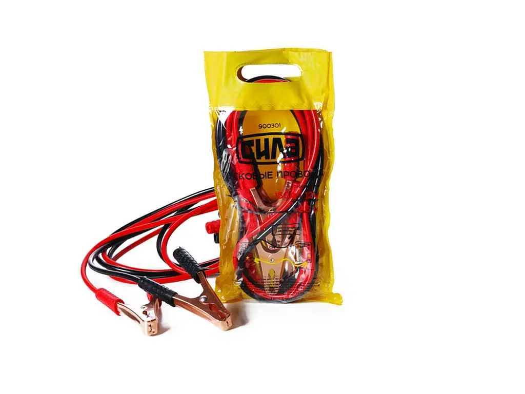 Дроти пускові СИЛА 12V 150А/2,5м (пакет)