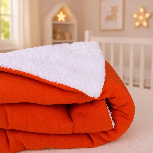 Плед дитячий MirSon Teddy Muslin Terracotta 110х140 см (2200013892816) - фото 5