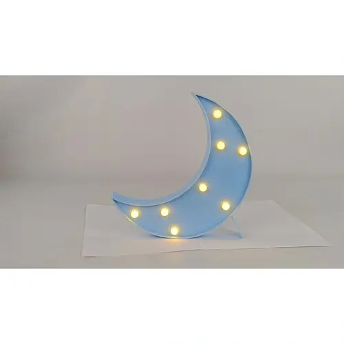 Нічник-світильник Місяць блакитний - фото 2