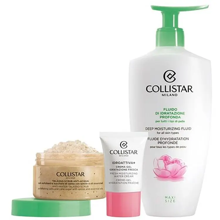 Набір для жінок Collistar Perfect Body: Скраб для тіла 150 г + Флюїд для тіла 400 мл + Крем для обличчя 15 мл - фото 2