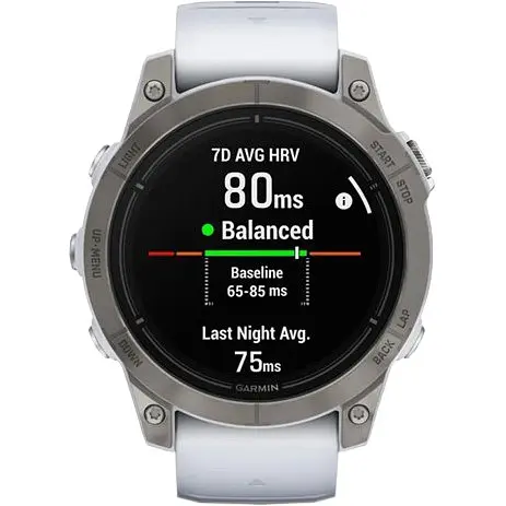 Смарт-часы Garmin Epix Pro Gen 2 Sapphire 47 mm Titanium w. Whitestone Band (010-02803-20/21) - фото 8