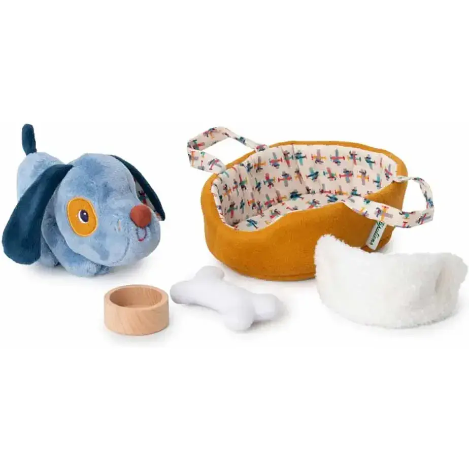 Игровой набор Lilliputiens Собачка Жюль с корзиной (83547) - фото 3