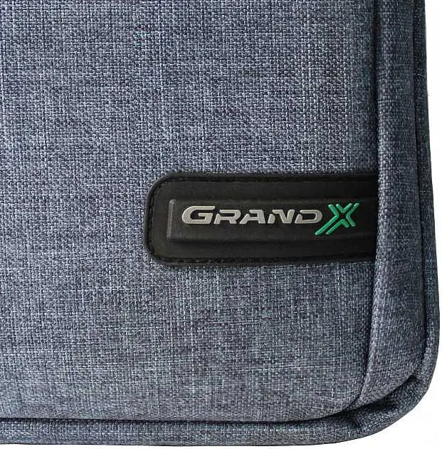 Сумка для ноутбука Grand-X 14'' SB-138 Grey-Blue (SB-138J) - фото 4